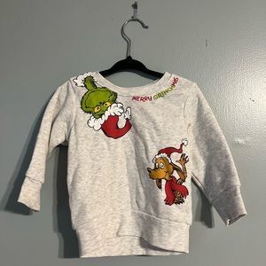 Baby grinch sweatshirt